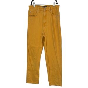 Lee Women's Vintage Modern High Rise Straight Leg Jeans - Mustard Yellow